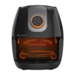 Fritadeira Elétrica Digital sem Óleo 3L Cadence Cook Fryer Preta 1250W 220V FRT526