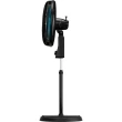 Ventilador de Coluna Cadence VTR830 Refresh Turbo Pro 6 Pás 3 Velocidades Preto e Azul 220V